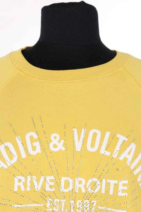 Sweatshirt Zadig & Voltaire Jaune en Coton