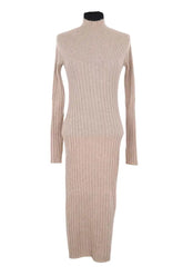 Robe Kujten Beige en Cachemire, taille S - Seconde Main