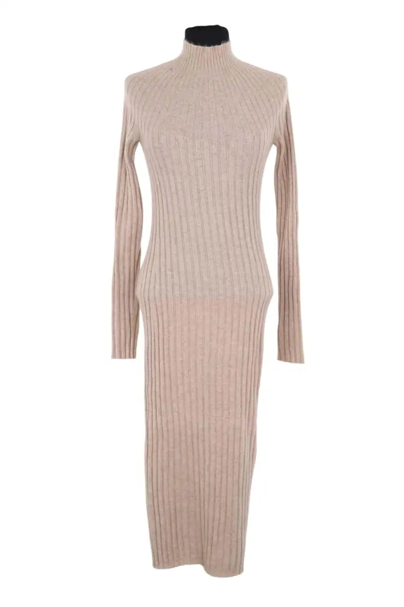 Robe Kujten Beige en Cachemire, taille S - Seconde Main