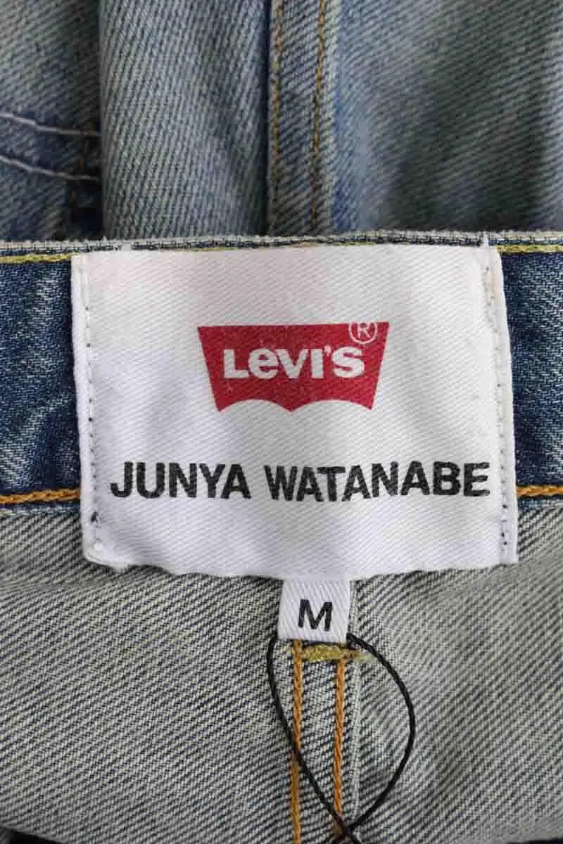 Jean droit Junya Watanabe Bleu en Coton