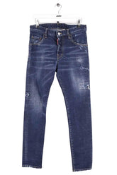Jean slim Dsquared2 Bleu en Coton, taille XL - Seconde Main