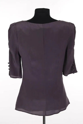 Blouse Paul & Joe Anthracite en Soie