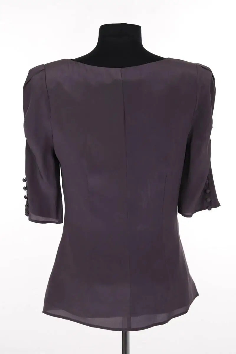 Blouse Paul & Joe Anthracite en Soie