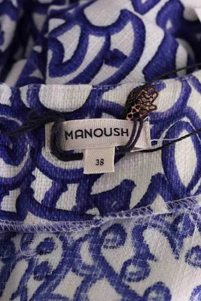 Robe Manoush Bleu en Coton