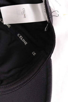 Casquette Celine Noir en Coton
