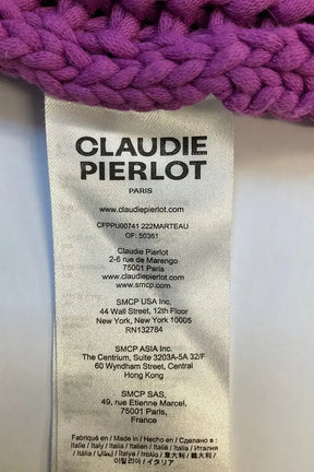 Pull Claudie Pierlot Violet en Coton