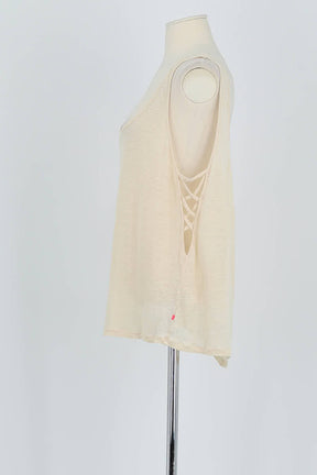 Top sans manche Leon & Harper  Beige