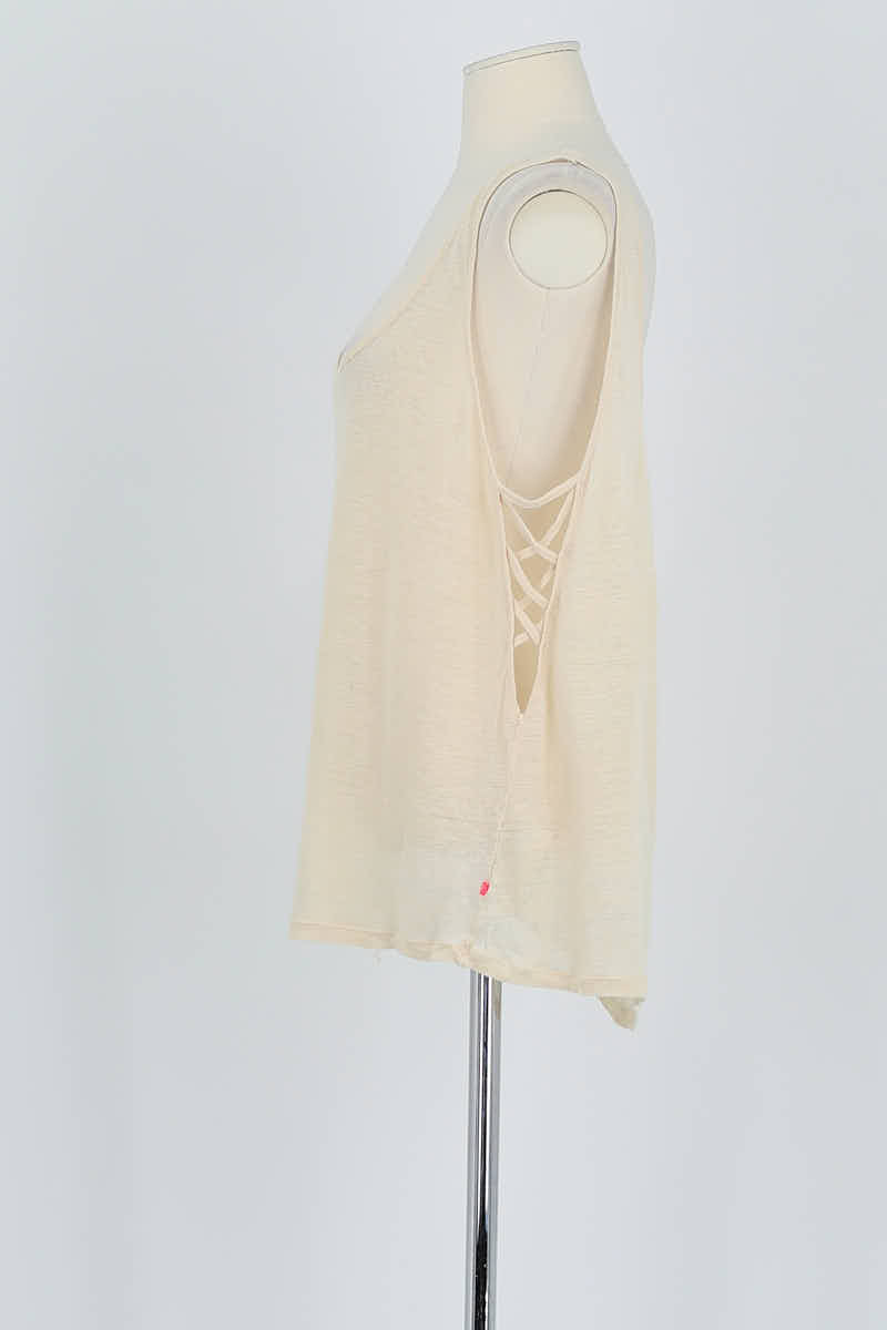 Top sans manche Leon & Harper  Beige