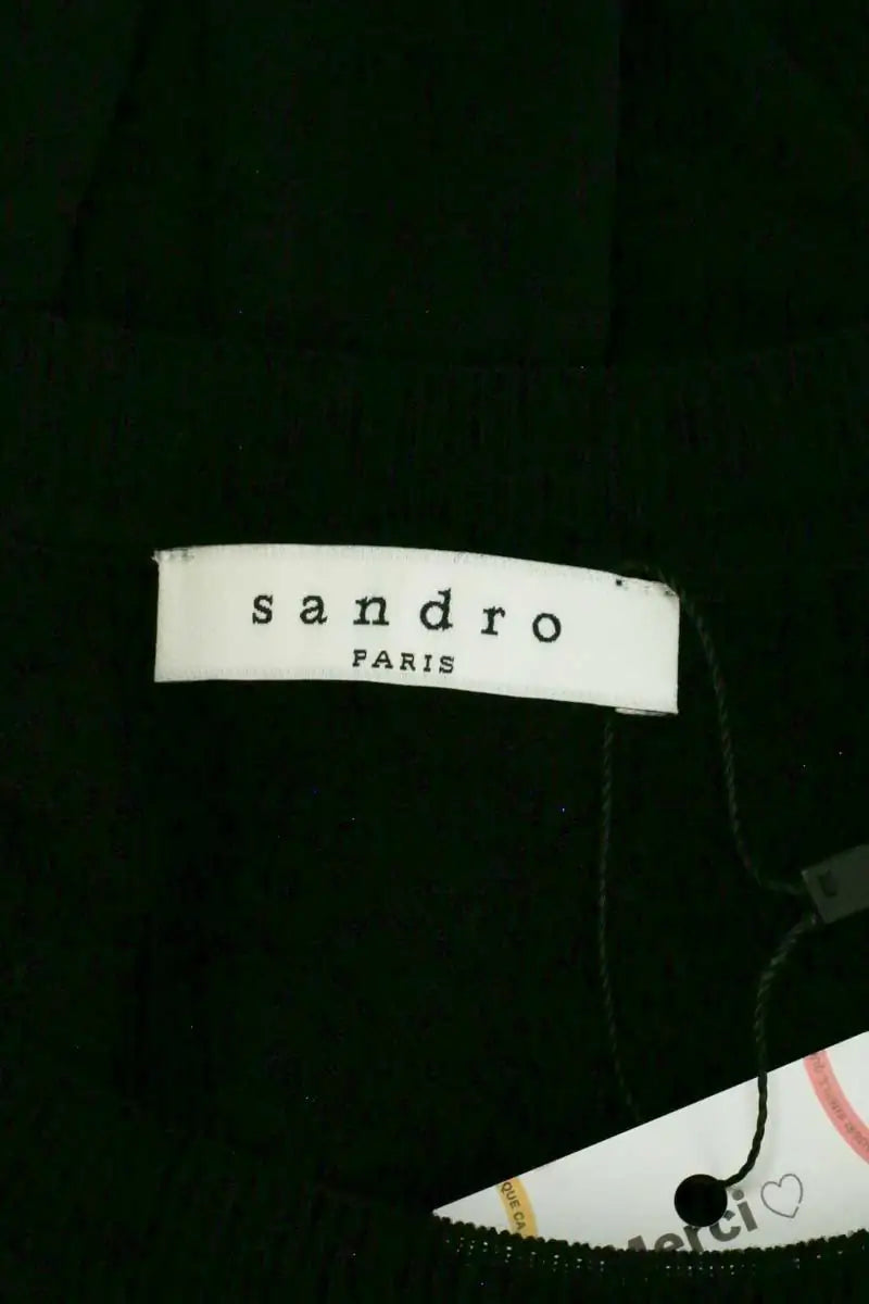 Robe Sandro Noir en Synthétique