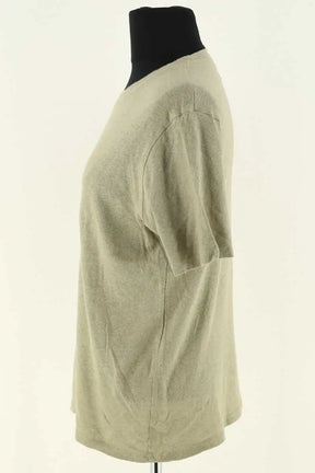 T-shirt Sézane Kaki en Coton
