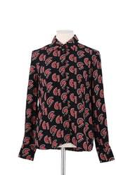 Chemise Claudie Pierlot Noir en Viscose, taille XS - Seconde Main