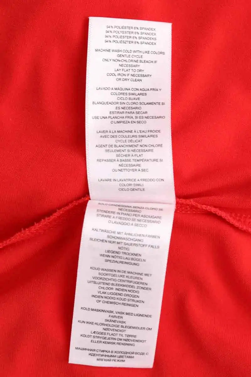 Robe Michael Kors Rouge en Synthétique