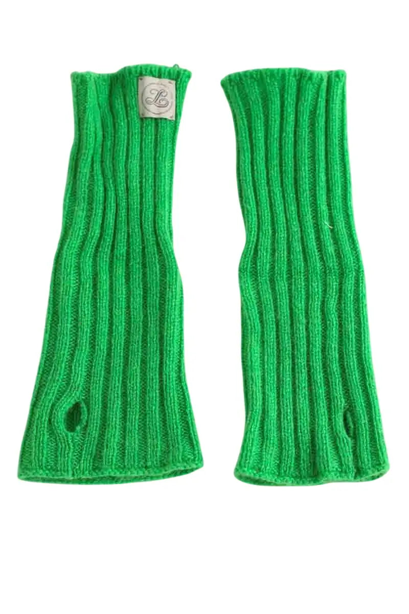 Gants longs Other Brand Vert en Cachemire, taille L - Seconde Main