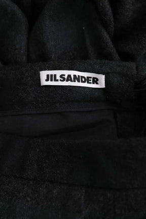 Pantalon droit Jil Sander Argent en Laine