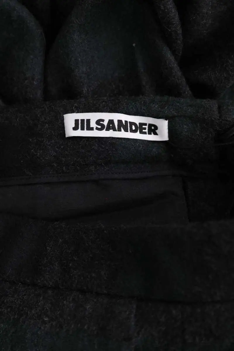 Pantalon droit Jil Sander Argent en Laine