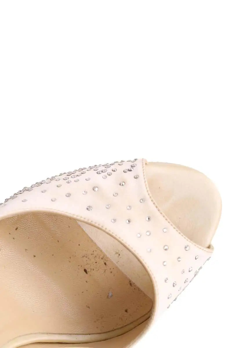 Talons Jimmy Choo Beige en Cuir