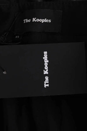 Mini jupe The Kooples Noir en Cuir