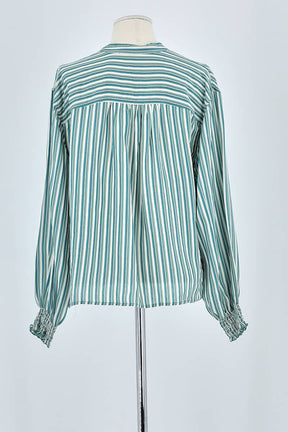 Blouse Pomandère  Turquoise