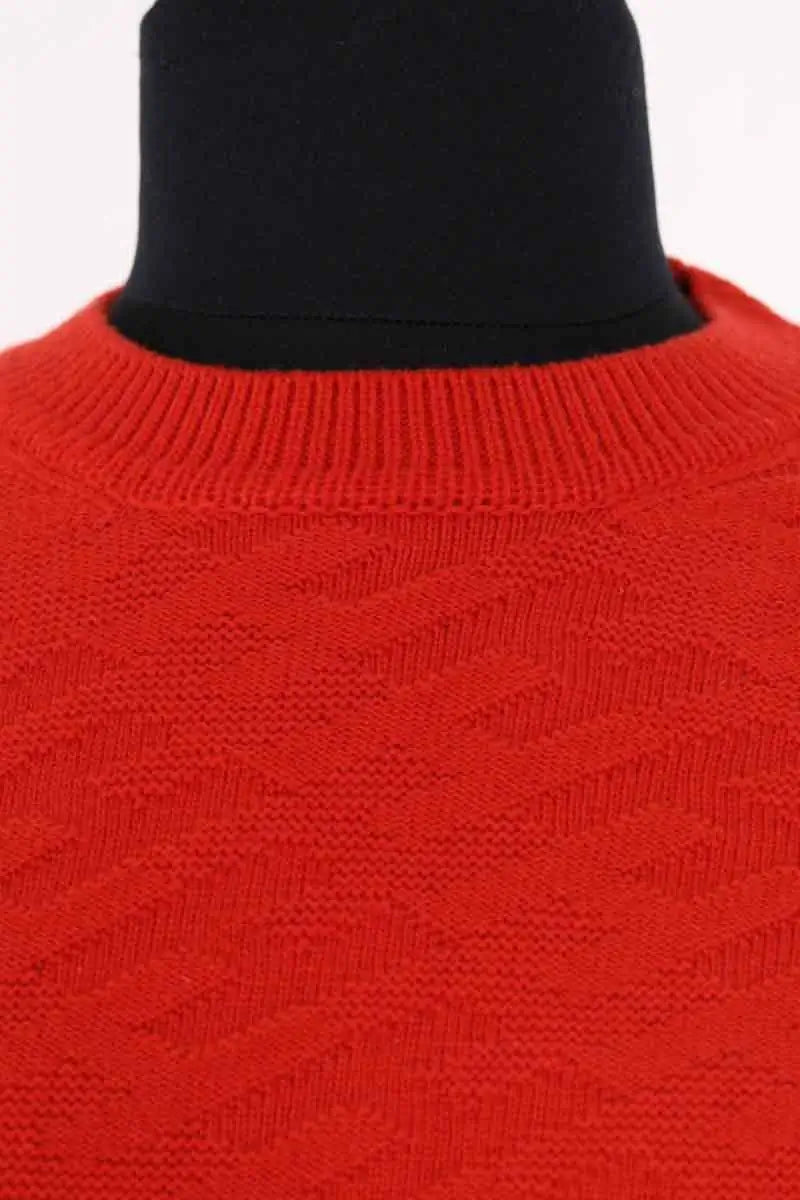 Pull Hermès Orange en Laine