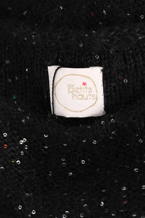 Pull Des Petits Hauts Noir en Laine