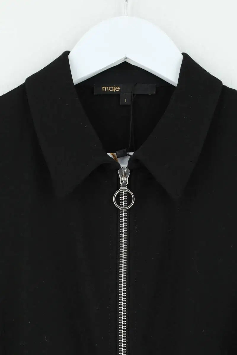 Robe Maje Noir en Synthétique