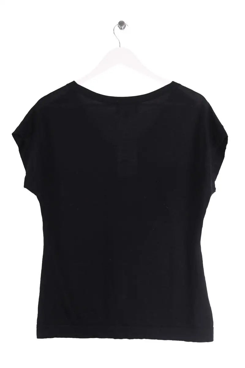 T-shirt Eric Bompard Noir en Soie