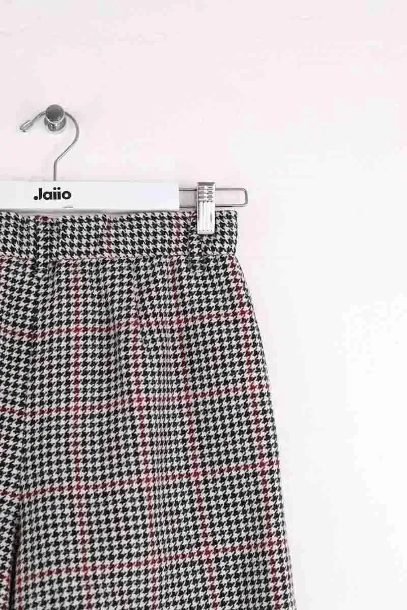 Mini short Maje Noir en Laine