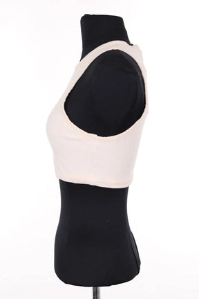Top sans manche Adidas Beige en Coton