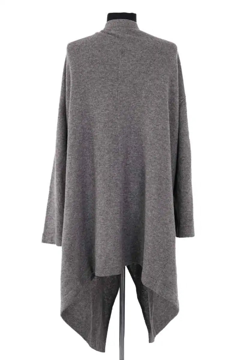 Cardigan Yohji Yamamoto Gris en Laine