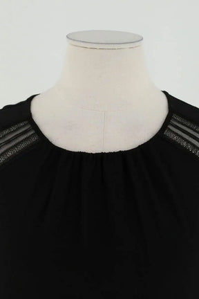 Robe Sandro Noir en Viscose