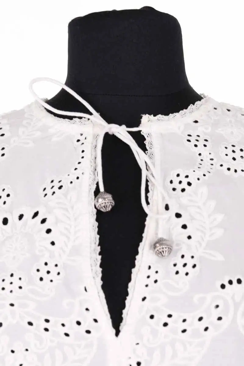 Blouse The Kooples Blanc en Viscose