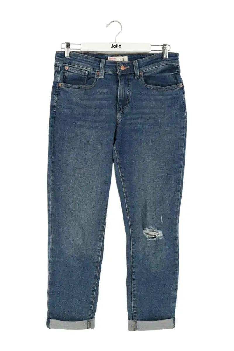 Jean boyfriend Levi's Bleu en Coton, taille L - Seconde Main