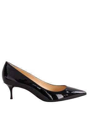 Talons Christian Louboutin Noir en Cuir verni, taille 39 - Seconde Main