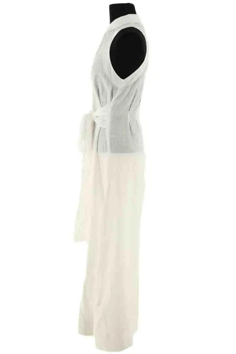 Robe Falconeri Blanc en Lin