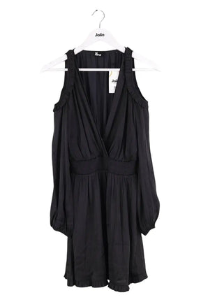 Robe The Kooples Noir en Synthétique, taille S - Seconde Main