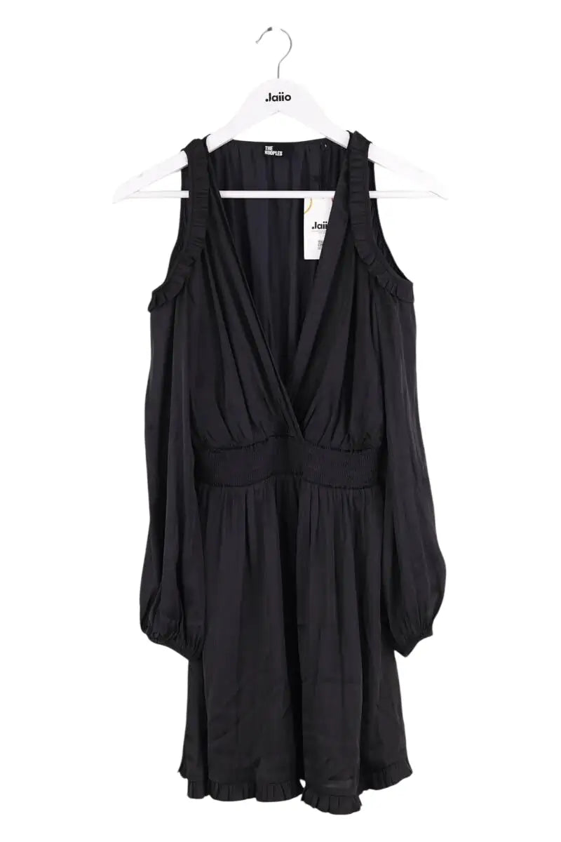 Robe The Kooples Noir en Synthétique, taille S - Seconde Main
