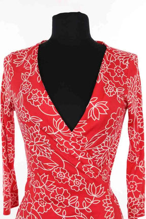 Robe Diane Von Furstenberg Rouge en Soie