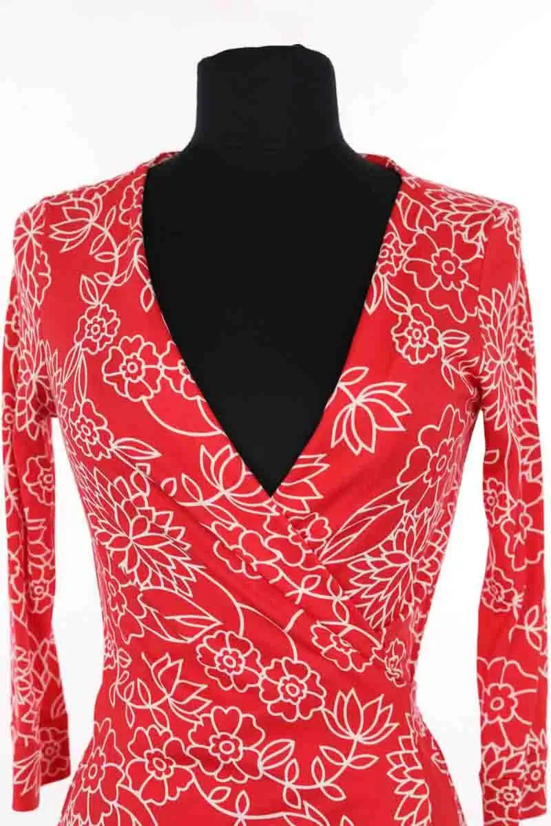 Robe Diane Von Furstenberg Rouge en Soie