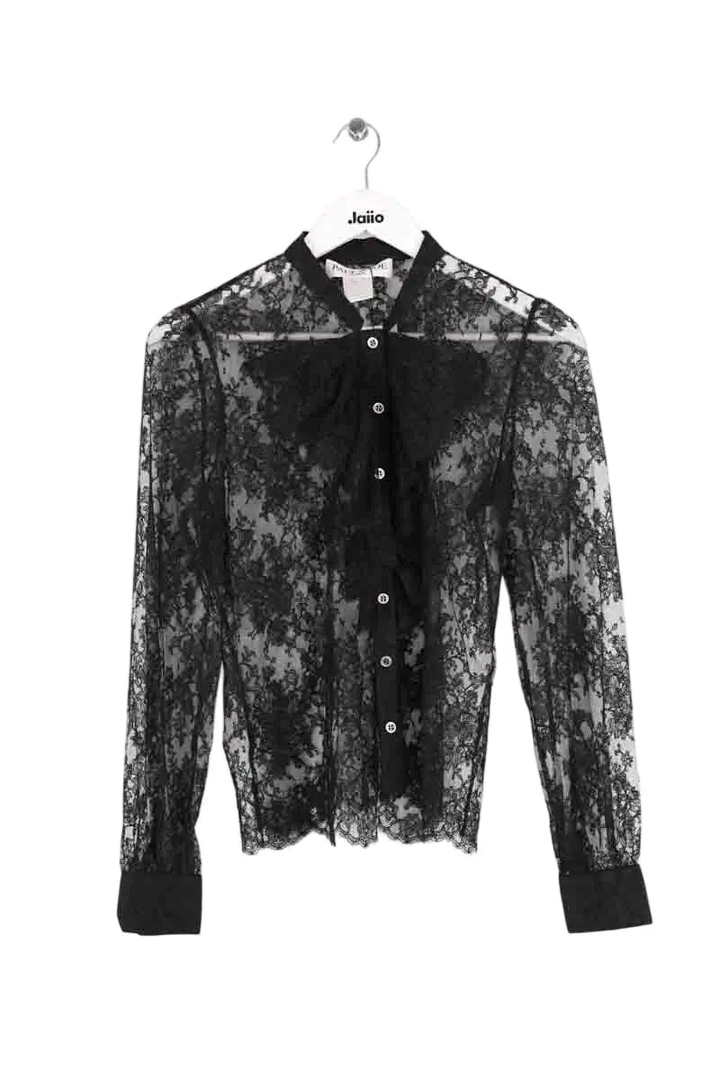 Blouse Paul & Joe Noir en Viscose, taille S - Seconde Main