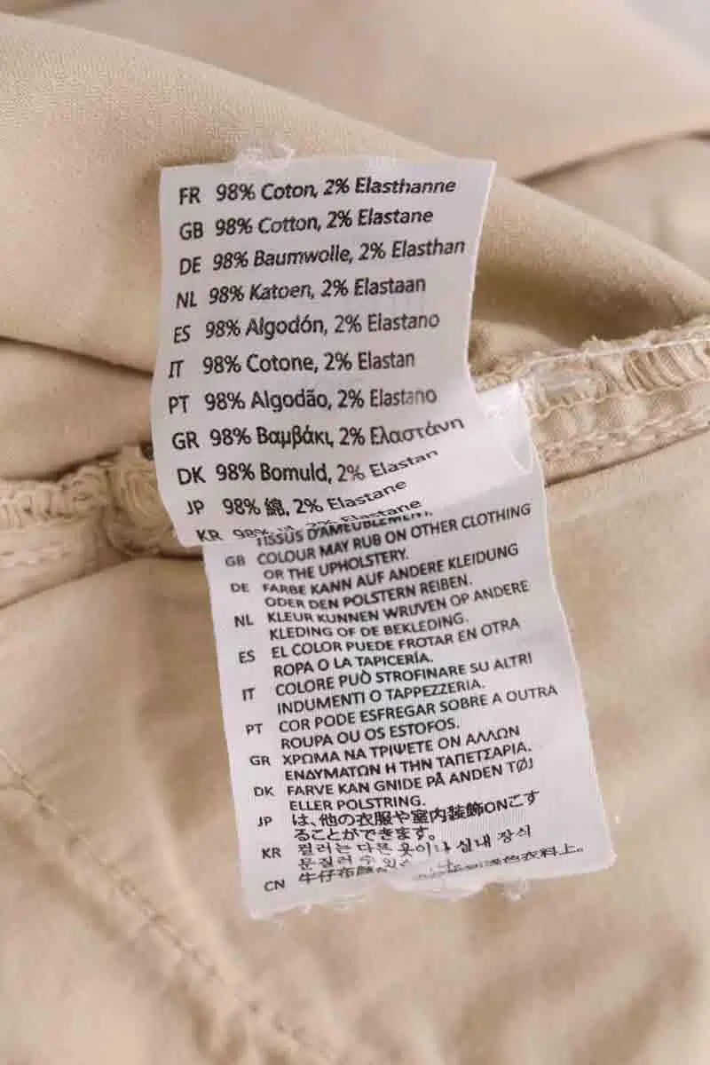 Pantalon Labdip Beige en Coton