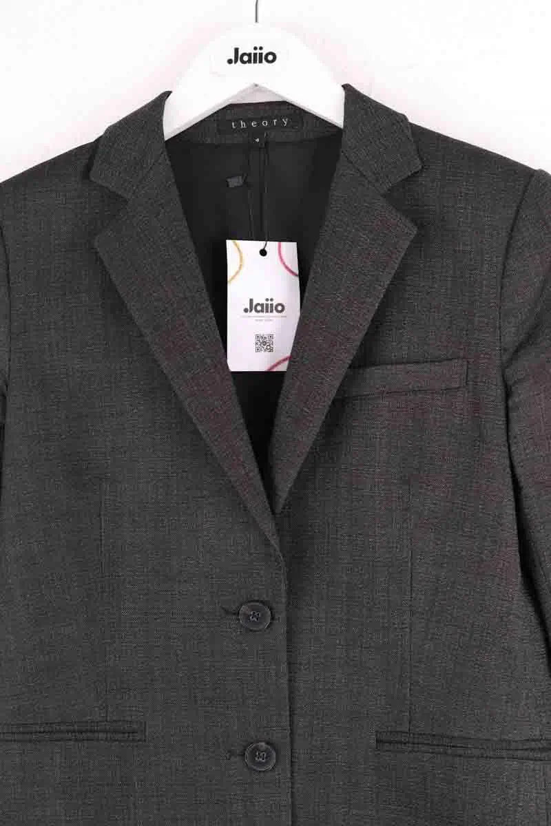 Blazer Theory Anthracite en Laine