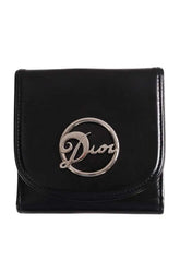 Portefeuille Dior Noir en Cuir - Seconde Main