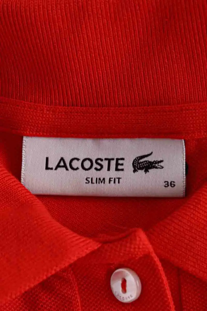 Polo Lacoste Orange en Coton