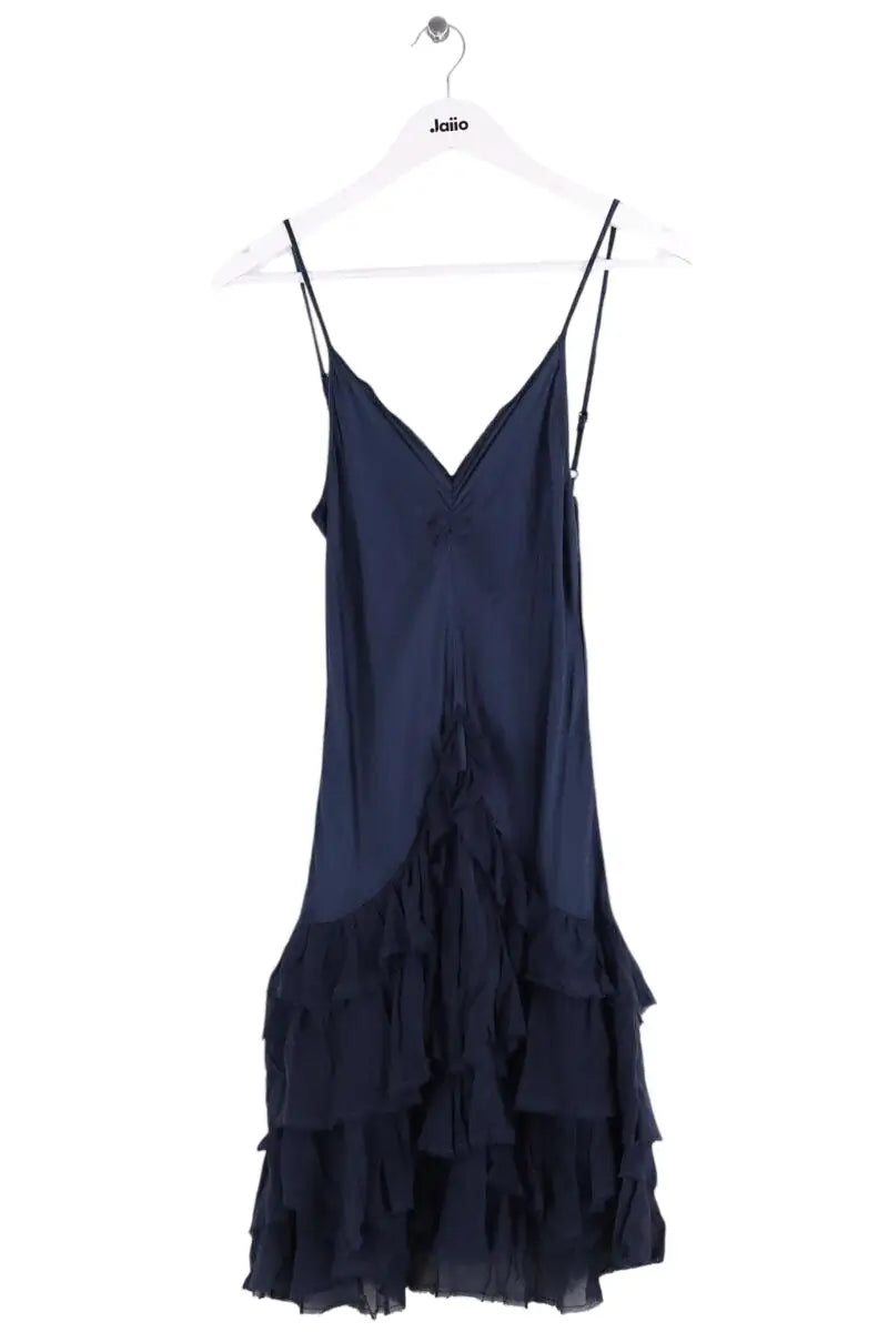 Robe Maje Nefertiti Bleu en Soie, taille S - Seconde Main