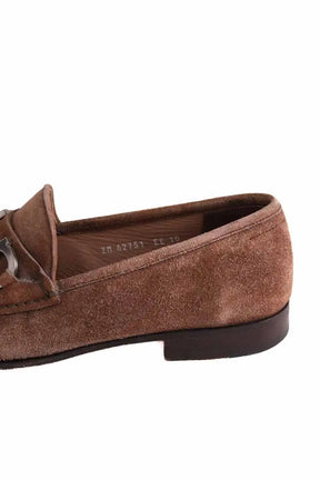 Mocassins Salvatore Ferragamo Marron en Daim
