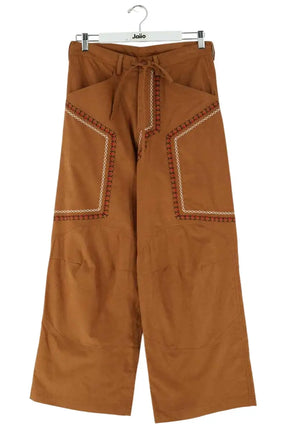 Pantalon large Monoki Camel en Coton, taille M - Seconde Main