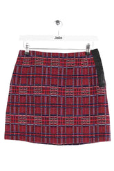 Mini jupe Claudie Pierlot Bordeaux en Coton, taille S - Seconde Main