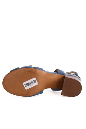 Sandales Sézane Bleu en Daim