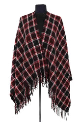 Poncho Maje Rouge en Synthétique, taille TU - Seconde Main
