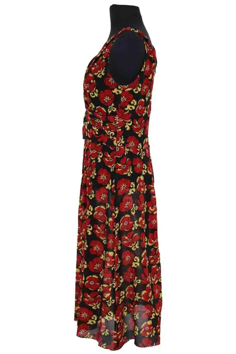 Robe Prada Rouge en Soie